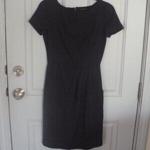 Dressy Lined Black Dress Size 2 by Theory